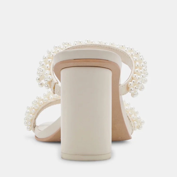 Dolce Vita Noel Heels Vanilla Pearls - Picture 5 of 12